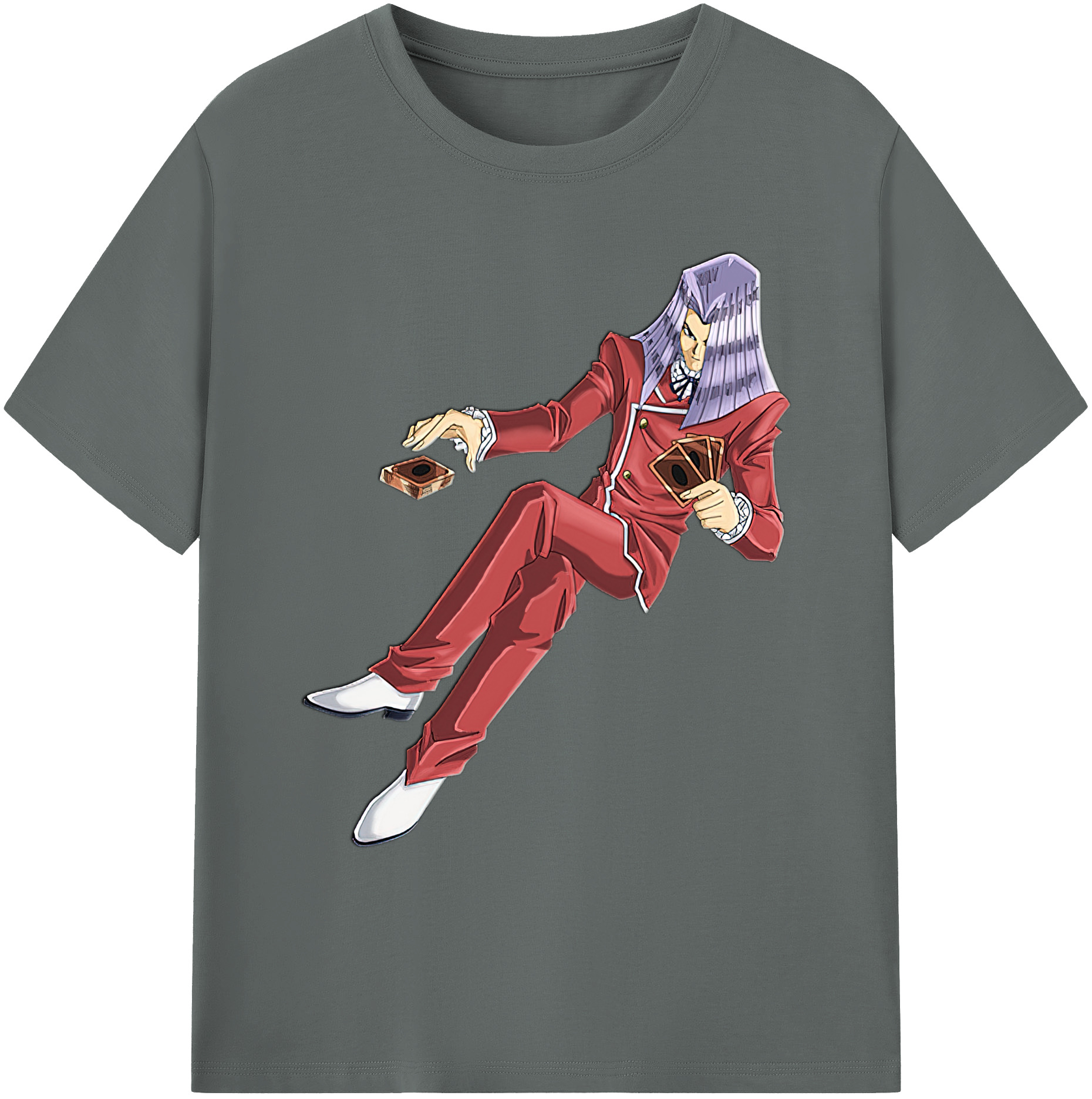 （画像用） 遊☆戯☆王 Yu-Gi-Oh! 綿100％ メンズ半袖Tシャツ｜肌触りやわらか＆通気性
